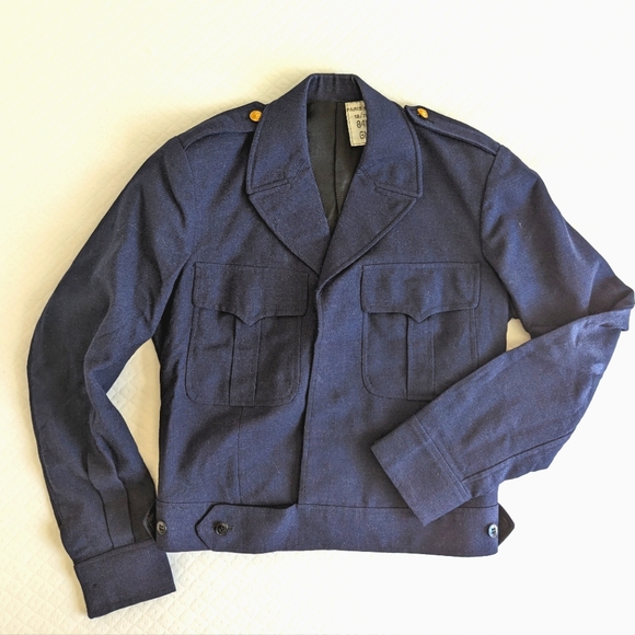 Vintage Jackets & Coats Vintage French Navy Blue Military Wool